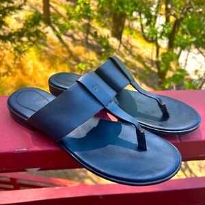 Timberland Black Leather Sandals